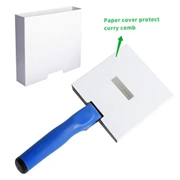 Reversible Curry Comb for Effective Pet Grooming