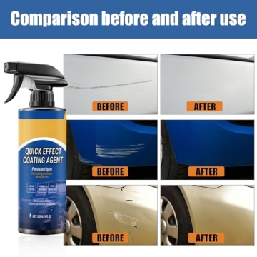2Pcs Quick Effect Coating Agent, Ceramic Car Coating Spray for Scratch Protection