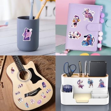 50pcs Kpop Demon Hunters Waterproof Vinyl Stickers