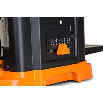 WEN PL1303 15-Amp 13-Inch Three-Blade Benchtop Thickness Planer , Black