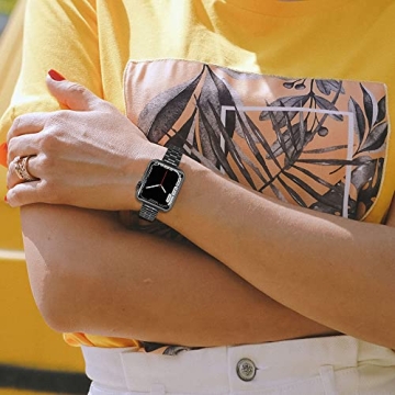 Elegant Metal Apple Watch Band for Women, Compatible with All Series