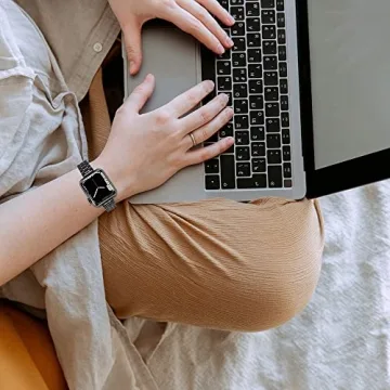 Elegant Metal Apple Watch Band for Women, Compatible with All Series