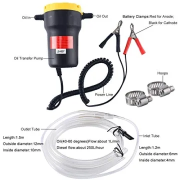 Effortless DasMarine 12V 60W Oil Change Pump