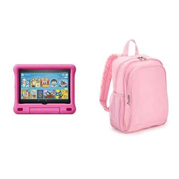Fire HD 8 Kids Tablet 32GB Pink with Backpack - Perfect Gift for Children!