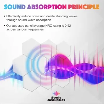 Acoustic Panels 18 Pack Self-Adhesive Soundproof Wall Panels