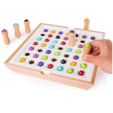 Stomple Game by Marbles Brain Workshop, Fun Strategy Game for Kids Aged 8 and up