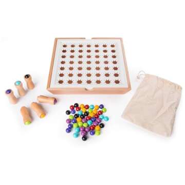 Stomple Game by Marbles Brain Workshop, Fun Strategy Game for Kids Aged 8 and up