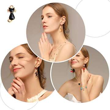 SANNIX 170Pcs Jewelry Making Charms Assorted Gold Plated Enamel Necklace Bracelet Charms Pendants for DIY Jewelry Making