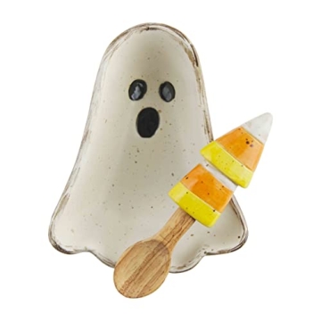 Mud Pie Ghost Candy Bowl Set for Halloween Treats