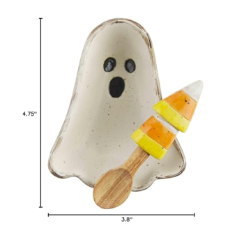 Mud Pie Ghost Candy Bowl Set for Halloween Treats