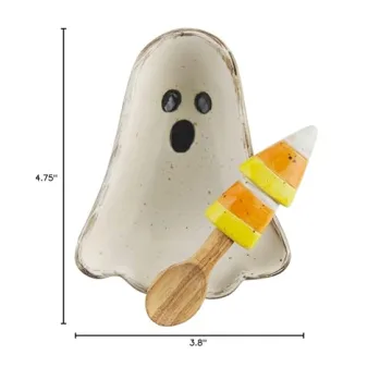 Mud Pie Ghost Candy Bowl Set for Halloween Treats