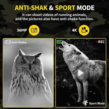 Night Vision Goggles - 4K Night Vision Binoculars for Adults, 3'' HD Screen Binoculars can Save Photo and Video with 32GB TF Card, Camouflage