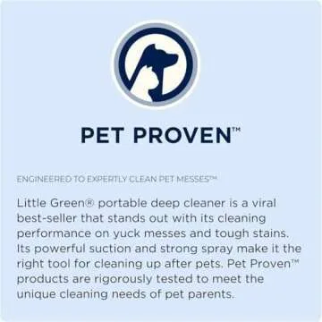 Bissell Multi-Purpose Portable Carpet and Upholstery Cleaner, 1400B, Green with Bissell 74R7 Pet Stain & Odor Portable Machine Formula, 32-Ounce, Fl Oz
