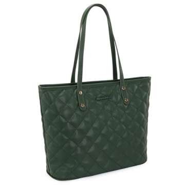 Montana West Quilted Handbag for Women Tote Purse Shoulder Bag Large Fashion Hobo Purse MWC-084BBGN