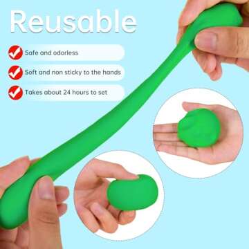 Wolwefa Air Dry Clay, 36 Packs White Air Dry Foam Clay, Foam Clay, Crafting Clay, Moldable Foam Clay Super Light Weight Air Dry Clay Perfect Clay for Arts Crafts