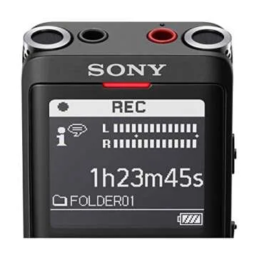 Sony ICD-UX570 Digital Voice Recorder, ICDUX570BLK, usb