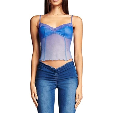 Women Y2k Fairycore Lace Corset Backless Top