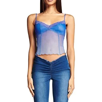 Women Y2k Fairycore Lace Corset Backless Top