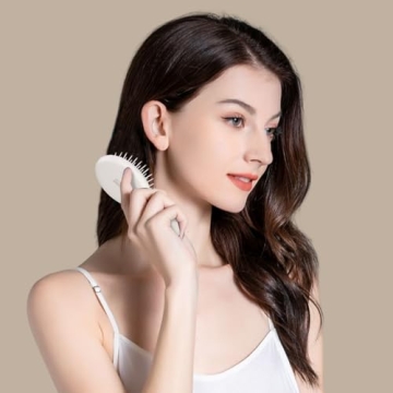 RHOS Mini Hair Brush - Travel Size Brush for All Hair Types