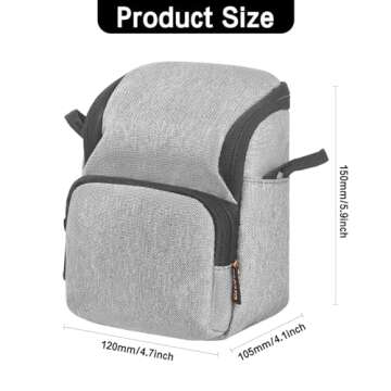 FOSOTO Camera Case Bag Compatible for Nikon L340 L330 B500 L840,Canon SX420 SX720 SX620 G7X, Sony A6...