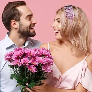 Valentine's Day Heart Headbands Pack of 3 - Cute Hair Accessories