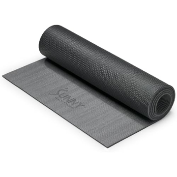 Sunny Health Fitness 6mm Non-Slip Yoga Mat for Hot Yoga Pilates