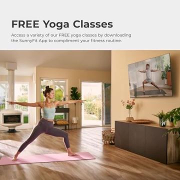 Sunny Health Fitness 6mm Non-Slip Yoga Mat