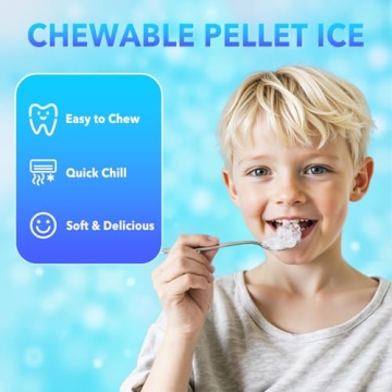 DOGHLY Nugget Ice Maker, 33Lbs/Day, Self-Cleaning Machine