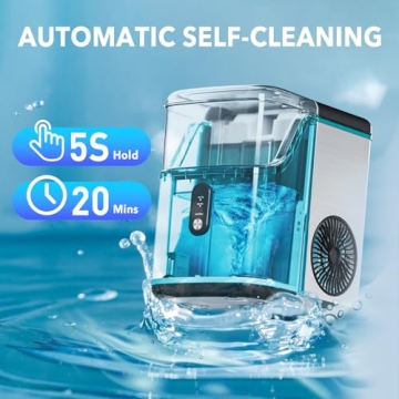 DOGHLY Nugget Ice Maker, 33Lbs/Day, Self-Cleaning Machine