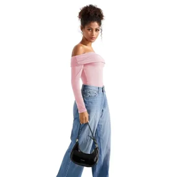 SUUKSESS Off Shoulder Bodysuit for Chic Style