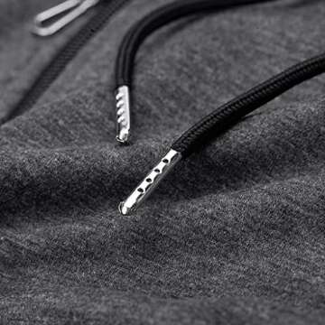 PINSV Two Piece Outfits For Women Long Sleeve Zip Up Hoodie Jacket Sweatsuits Jogging Suits Casual Tracksuit Sets Dark Grey M