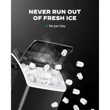 Marsail Ice Makers Countertop - Quick & Compact Ice Maker