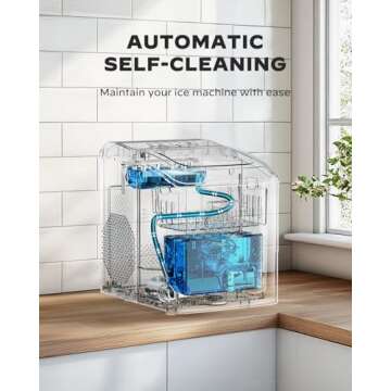 Marsail Ice Makers Countertop - Quick & Compact Ice Maker