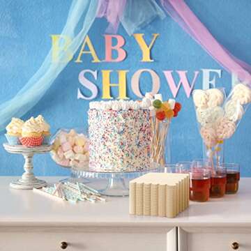 Fuutreo 100 Pcs Scalloped Cocktail Napkins Thick Paper Disposable Party Napkins Beverage Tissue for Wedding Dinner Birthday Supplies, 5 x 5 Inches(Milky White)