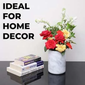 Premium Marble Wine Chiller - Elegant Wine Chiller Bucket - White