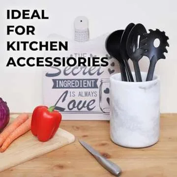 Premium Marble Wine Chiller - Elegant Wine Chiller Bucket - White