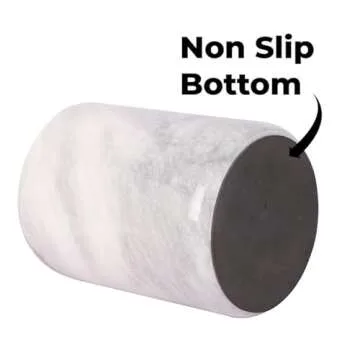 Premium Marble Wine Chiller - Elegant Wine Chiller Bucket - White