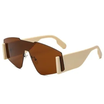 DUPER Sunglasses Womens Fashion Glasses- Oversized Sunglasses, Brown Glasses, Ski Glasses, Retro Sun...