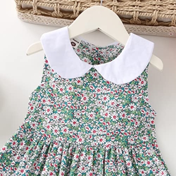 VINUOKER Toddler Girls Summer Floral Dress for Ages 1-5