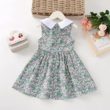 VINUOKER Toddler Girls Summer Floral Dress for Ages 1-5