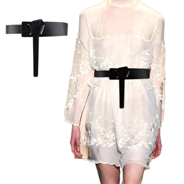 Elegant CHIC DIARY Women Fashion Knot PU Leather Belt