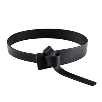 Elegant CHIC DIARY Women Fashion Knot PU Leather Belt