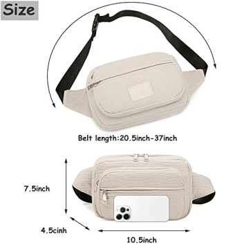 ibalulu Fanny Pack - Stylish & Functional Belt Bag
