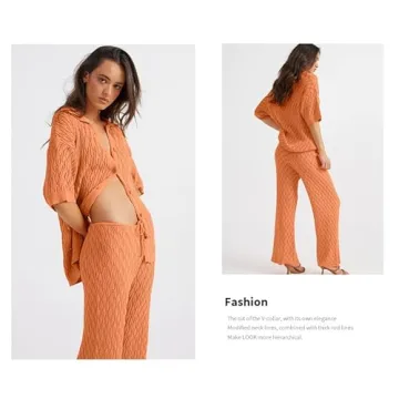 Stylish REASERAL Womens Summer 2 Piece Knit Outfits