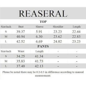 Stylish REASERAL Womens Summer 2 Piece Knit Outfits