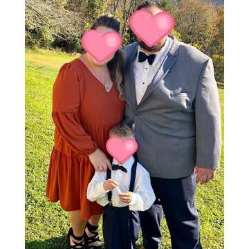 Plus Size Brown Babydoll Tunic Dress for Women