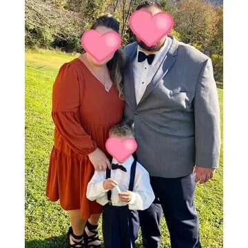 Plus Size Brown Babydoll Tunic Dress for Women