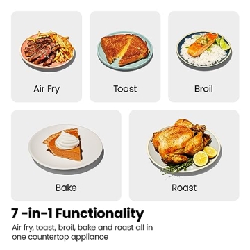 Chefman 7-in-1 Air Fryer Toaster Oven Combo 19 Quart