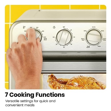 Chefman 7-in-1 Air Fryer Toaster Oven Combo 19 Quart