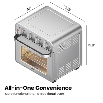 Chefman 7-in-1 Air Fryer Toaster Oven Combo 19 Quart